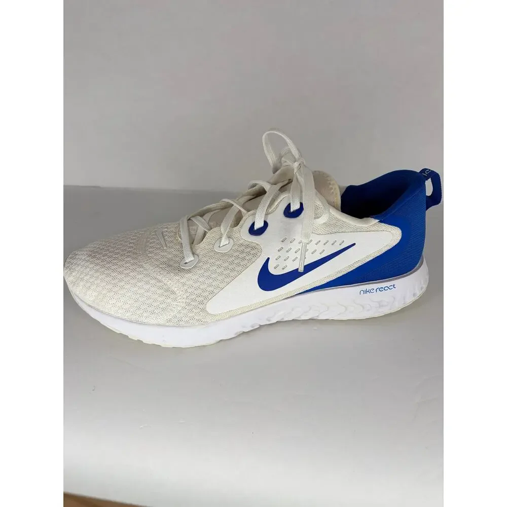 Nike Legend React Game Royal White AA1625-101 Running Shoes Men Size 12
